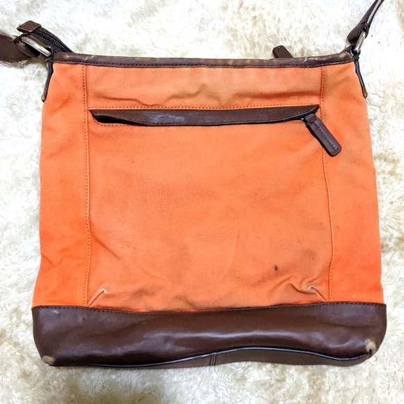 Coach | Bags | Coach Canvas Messenger Bag Orange | Poshmark